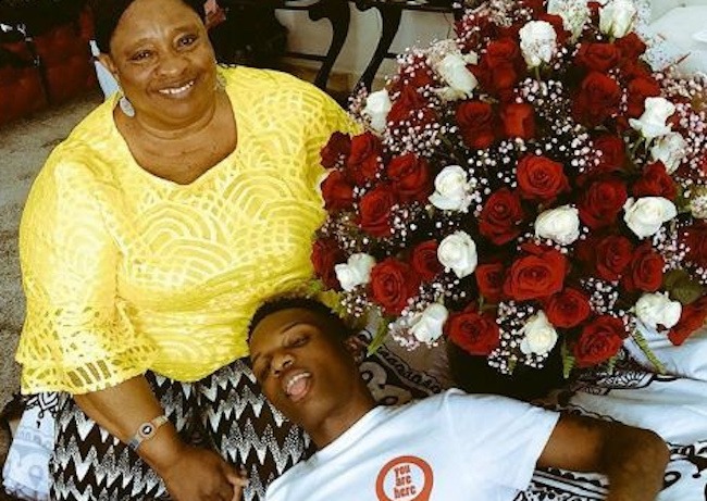 Wizkid and mum