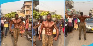 Shirtless Muscular Ghanaian Man Photo Source: codemicky