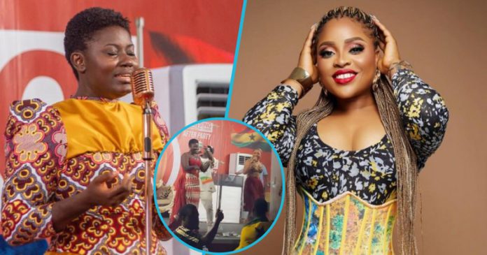 Adina thrills at sing-a-thon after-party to climax Afua Asantewaa Aduonum's GWR attempt. Photo credit: alexcharmingdotcomm/adina_thembi/afuaasantewaasingathon. Adina thrills at sing-a-thon after-party to climax Afua Asantewaa Aduonum's GWR attempt. Photo credit: alexcharmingdotcomm/adina_thembi/afuaasantewaasingathon.