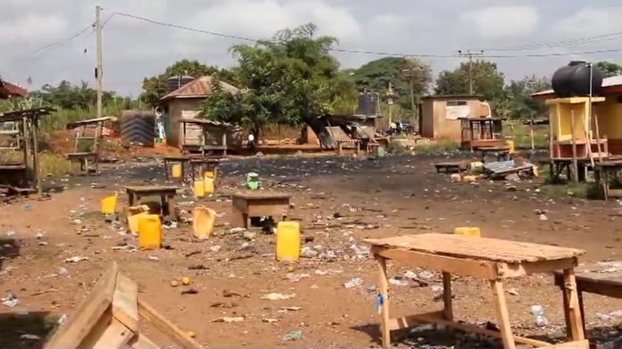 Filthy Kenyasi market
