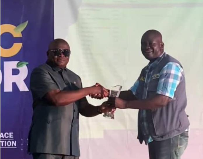 Adom News correspondent Kwasi Azor honoured