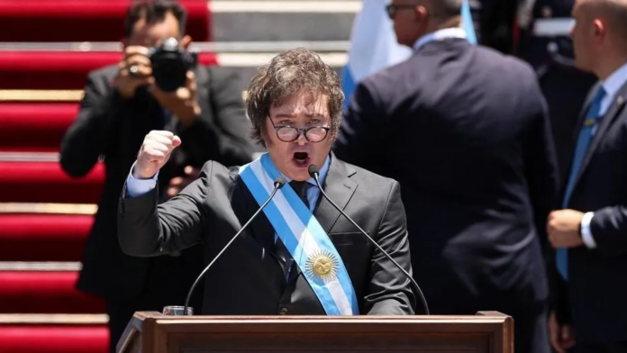 Argentina's new far-right president has vowed to deliver economic "shock treatment" in his first speech after formally taking office. | REUTERS Argentina's new far-right president has vowed to deliver economic "shock treatment" in his first speech after formally taking office. | REUTERS