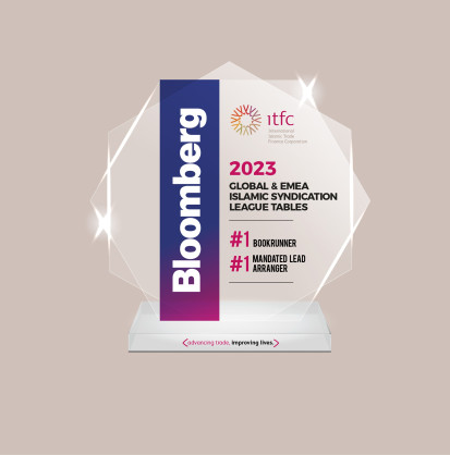 International Islamic Trade Finance Corporation (ITFC) Tops Bloomberg’s 2023 Global Islamic Syndication Financing League Tables as Leading Bookrunner and Mandated Lead Arranger