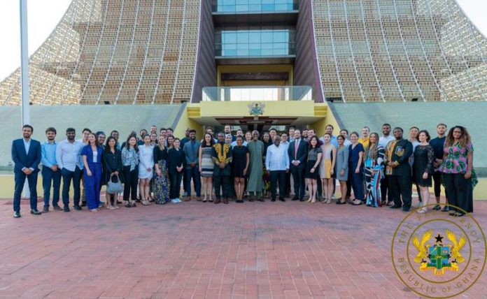 Akufo-Addo hosts students from Harvard Business School Akufo-Addo hosts students from Harvard Business School