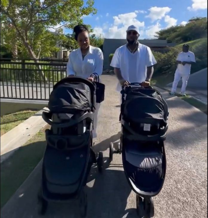 Davido and twins