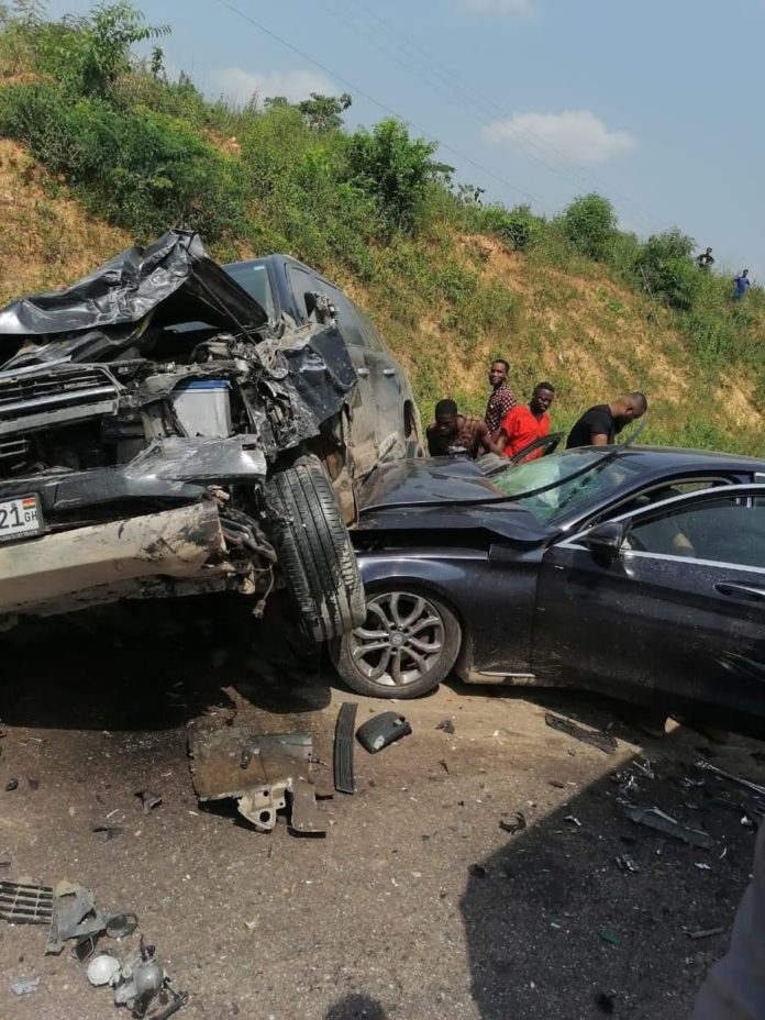 Samira Bawumia's convoy accident