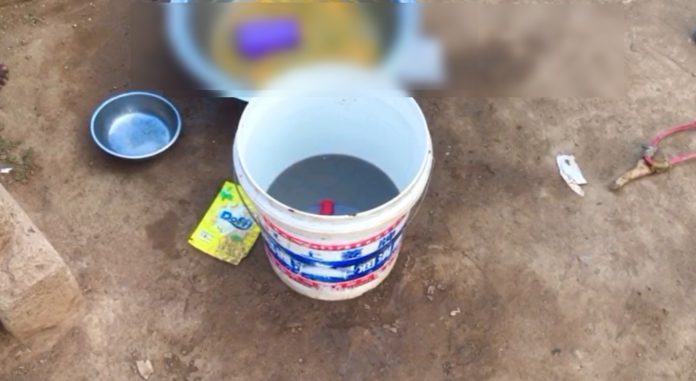 Toddler dies after falling into bucket of water
