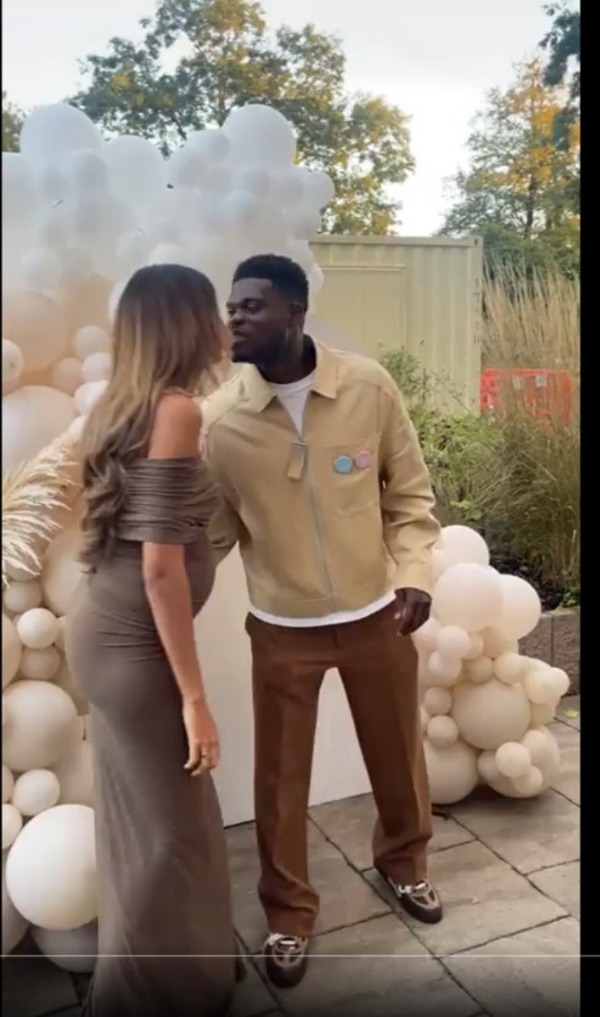Thomas Partey and Janine
