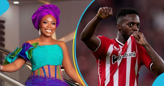 Delay speaks about Inaki Williams' outstanding performance in the game between his club Athletic Bilbao and Barcelona. Image Credit: @delayghana and Getty Images Delay speaks about Inaki Williams' outstanding performance in the game between his club Athletic Bilbao and Barcelona. Image Credit: @delayghana and Getty Images