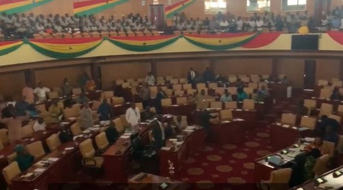 dumsor hit parliament