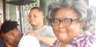 Kyekyeku (in white) and Vivian Jill (far right in glasses)