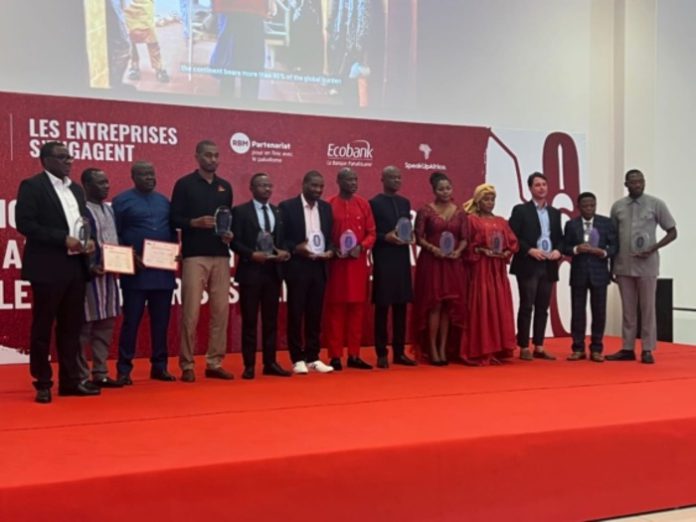 Fifi Koomson, General Manager, Joy Brands (1st from Right) with other award winners. (1)