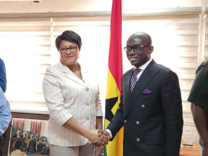 Godred Dame and Major Mahama's mother