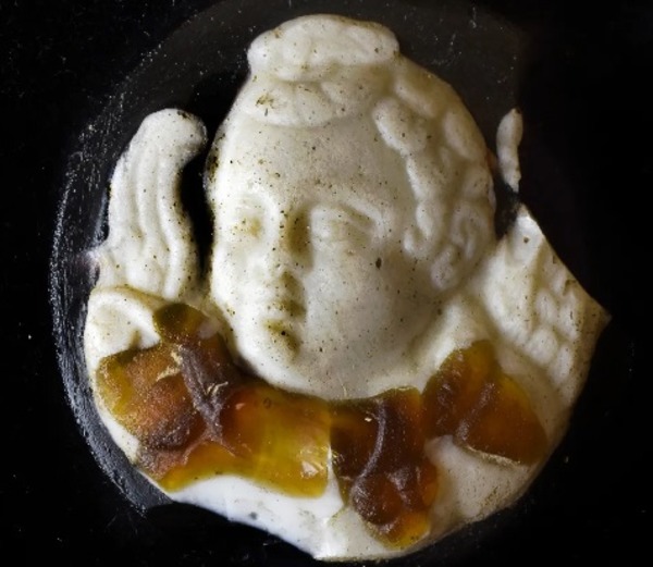 The Roman gems on display will include a glass cameo with bust of Cupid or Eros, dated 1st or 2nd Century AD (1)