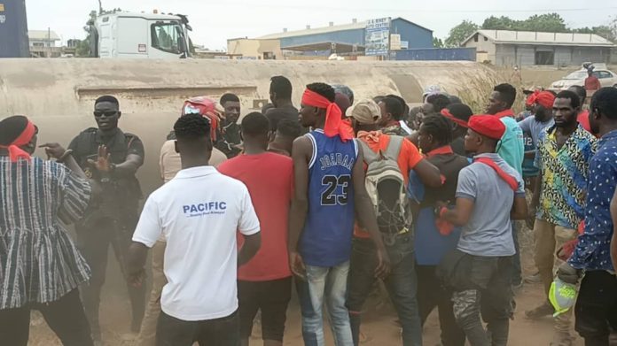 Military clash with irate Kasoa youth over land