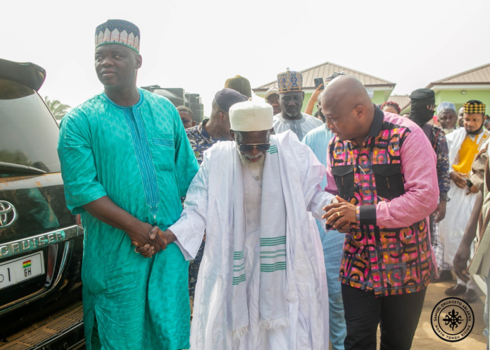 Chief Imam at inauguration of Akosombo safe housing project
