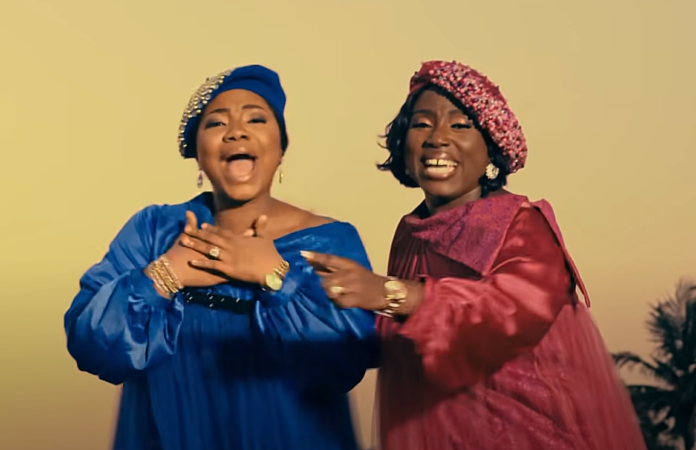 Mercy Chinwo and Diana Hamilton in "The Doing of the Lord" music video Mercy Chinwo and Diana Hamilton in "The Doing of the Lord" music video