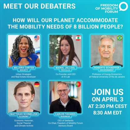 Freedom of Mobility Forum Gathers Experts with Divergent Views to Debate Future of Mobility