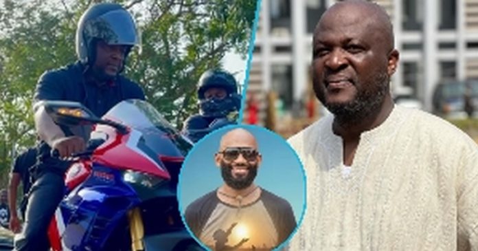 Ibrahim Mahama led a convoy of riders to pay their last respect to Papa Lee Ibrahim Mahama led a convoy of riders to pay their last respect to Papa Lee