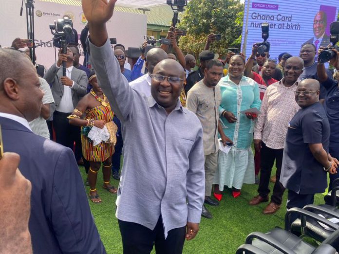 Excitement as Bawumia is set to launch 'Ghana card at birth' today Excitement as Bawumia is set to launch 'Ghana card at birth' today