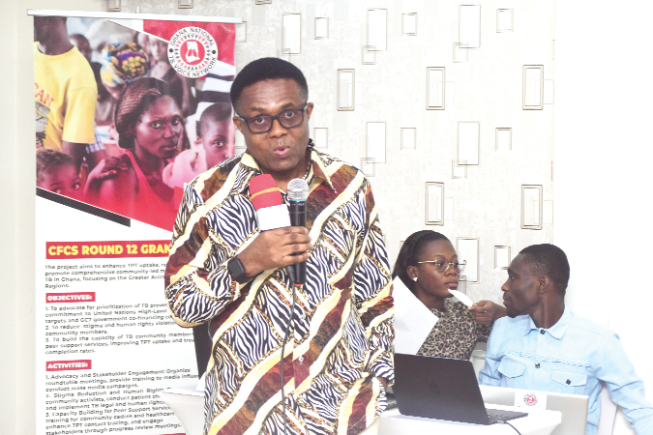 Dr Yaw Adusi-Poku, Manager of the National Tuberculosis Programme