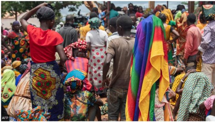 Panic followed the jihadist attacks in Chiùre district forcing 80,000 people to flee - mainly on foot