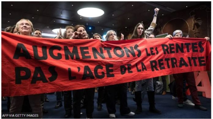 Supporters of the extra pension across the country - like in this photo from Bern - celebrated the referendum's results