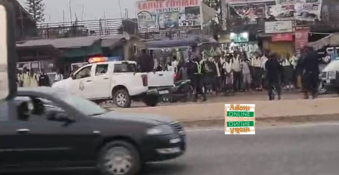 Students clash