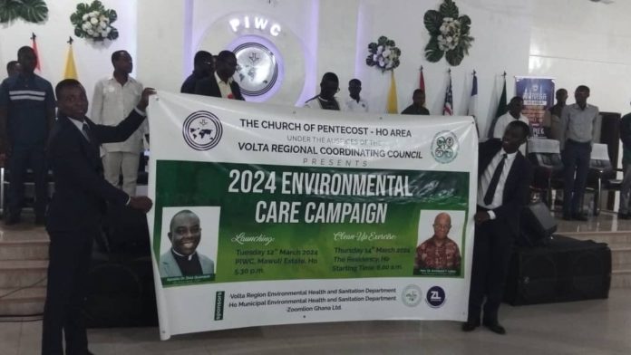 Church of Pentecost launches its 2024 'Environmental Care Campaign' in Ho