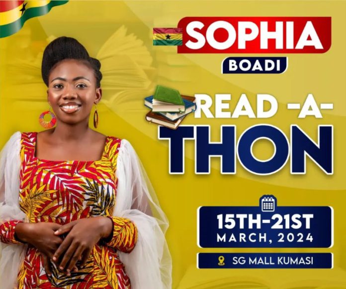 Sophia Boadi read-a-thon