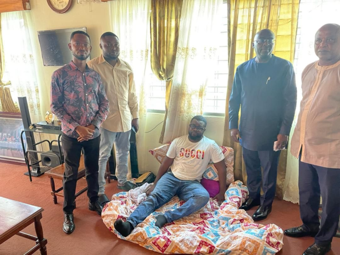 Bawumia visits ailing YOLO actor Drogba