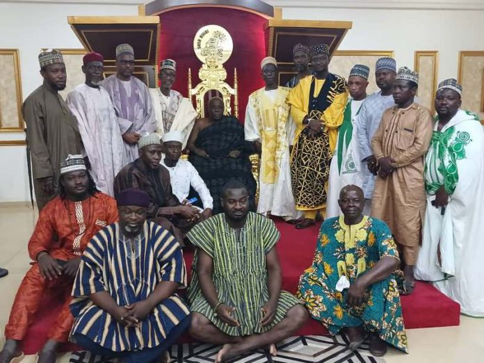 Adoagyiri zongo chiefs call on Okyehene Adoagyiri zongo chiefs call on Okyehene