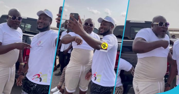 Asamoah Gyan and Bukom Banku in photos. Image Credit: @ghkwaku Asamoah Gyan and Bukom Banku in photos. Image Credit: @ghkwaku
