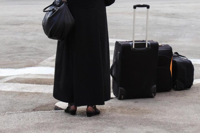 Nun, 80, captured on CCTV dumping suitcase with dead friend's bones
