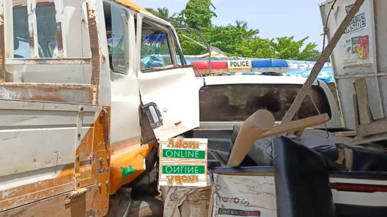 One feared dead as truck rams into police officers[Photos+Video]