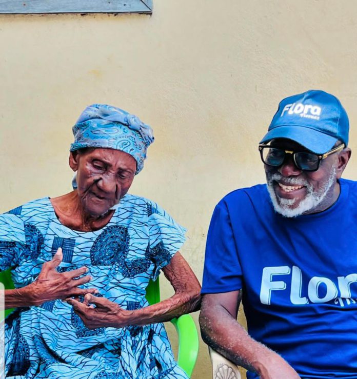 Fred Amugi's 100-year-old mother