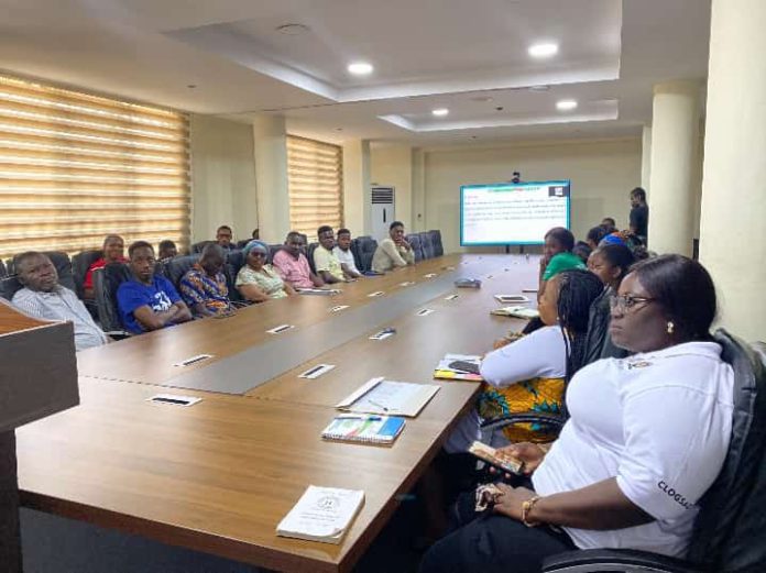 Health Plus Africa Care (HPAC) holds sensitization at the Ministry of Works and Housing