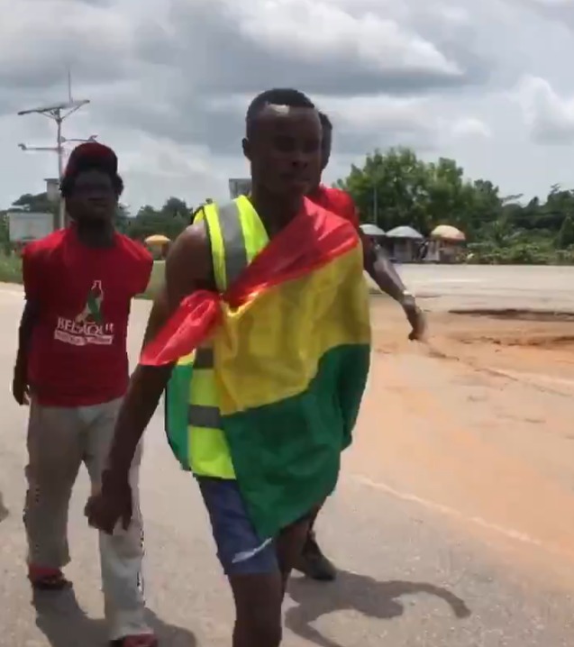 GWR: Man on Techiman to Accra walk-a-thon