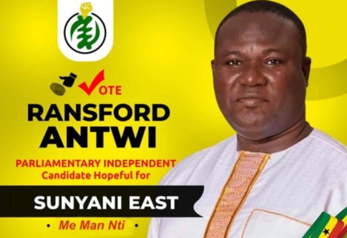 Independent candidate, Ransford Antwi