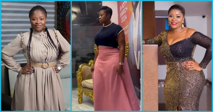 Portia Asare Boateng's latest video has sparked talk about her shape Photo source: @portia_boateng1 Portia Asare Boateng's latest video has sparked talk about her shape Photo source: @portia_boateng1
