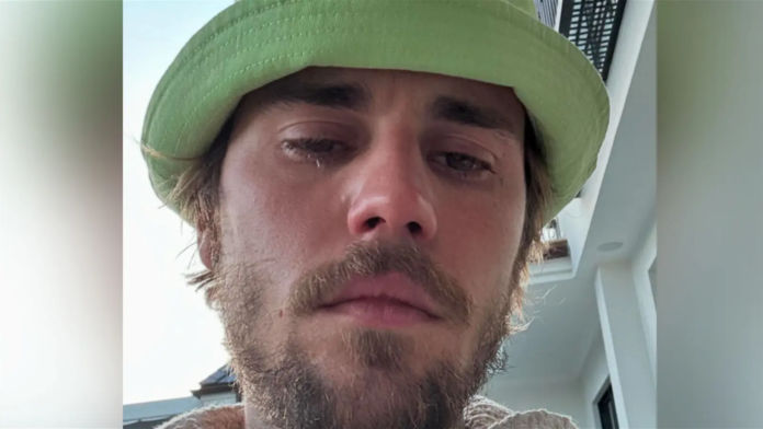 Justin Bieber in tears