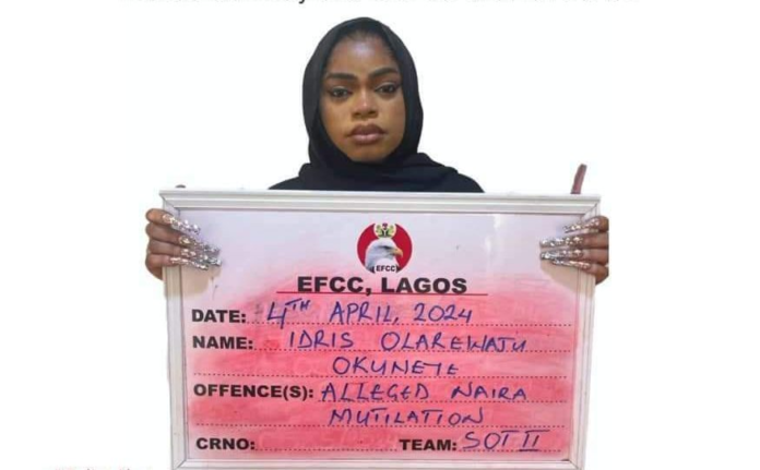 Bobrisky's mugshot Bobrisky's mugshot