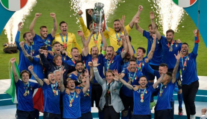 Italy are the holders of the Henri Delaunay Trophy after they beat England on penalties at Euro 2024 Italy are the holders of the Henri Delaunay Trophy after they beat England on penalties at Euro 2024