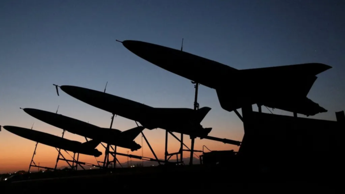 Iran's Revolutionary Guards said they had launched "dozens of drones and missiles" at Israel (file photo) Iran's Revolutionary Guards said they had launched "dozens of drones and missiles" at Israel (file photo)
