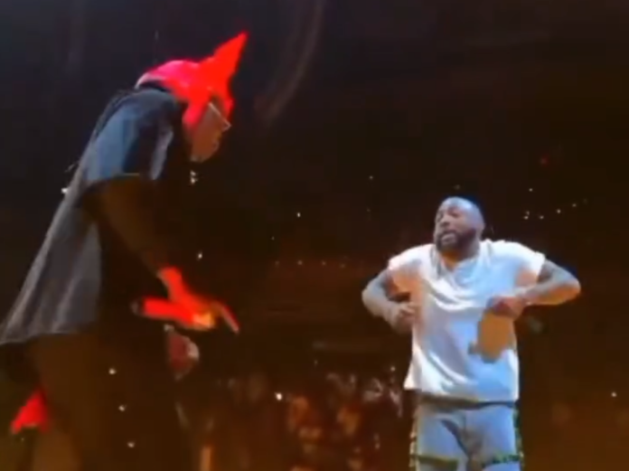 Stonebwoy and Davido perform 'Activate' at Madison Square Garden, 2024 Stonebwoy and Davido perform 'Activate' at Madison Square Garden, 2024
