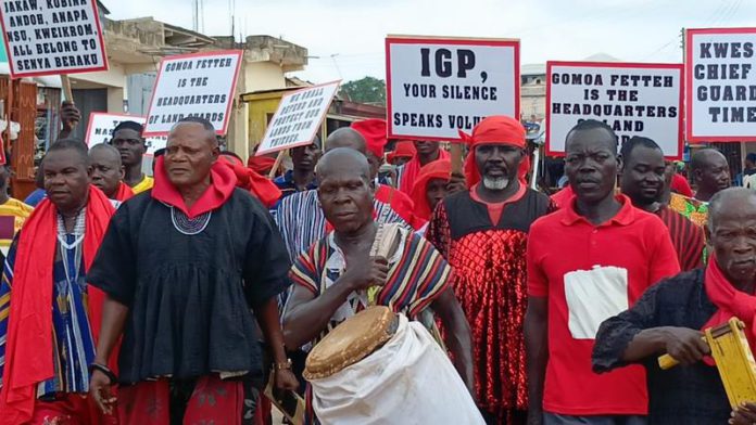 Gomoa chiefs warn military