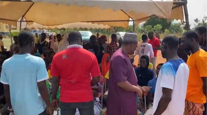 A registration centre in Tamale