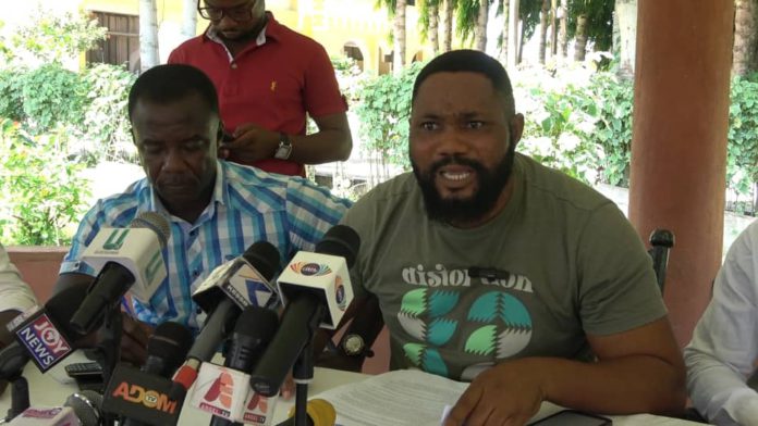 NPP communicators strike NPP communicators strike in Bono Region