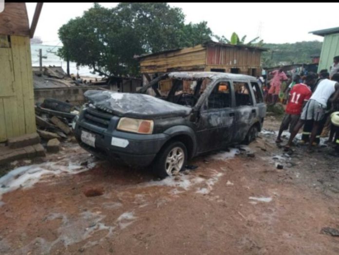 Premix fuel explosion