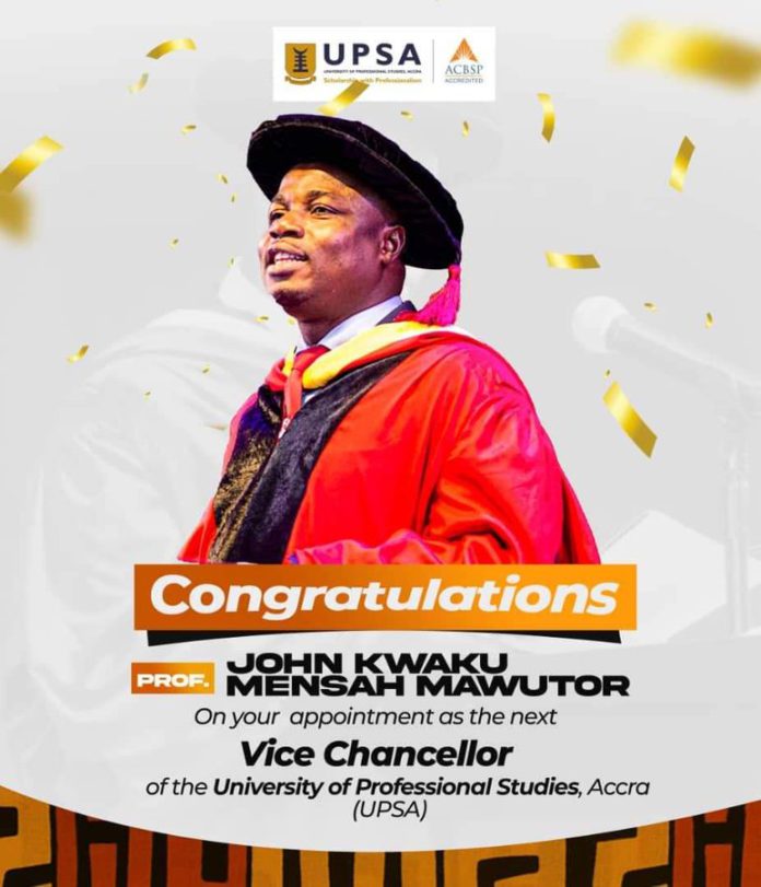 Prof. John Kwaku Mensah Mawutor Vice-Chancellor UPSA